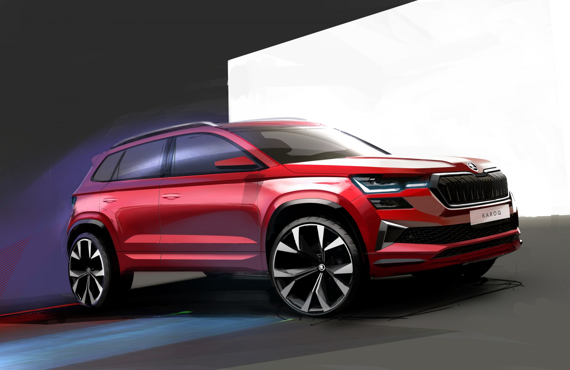 Makyajlı Skoda Karoq’dan teaser geldi
