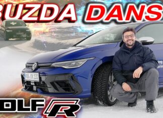 VW Golf R’ı Çivili Lastikle Donmuş Gölde Kullandım!